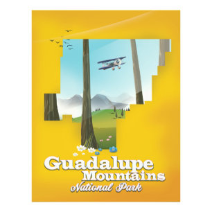 Foto Parque nacional de las montañas Guadalupe, mapa de
