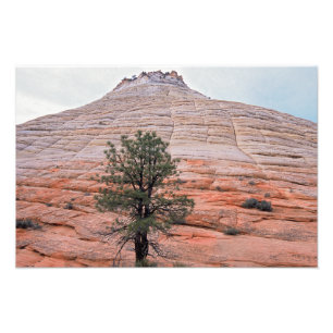 Foto Parque nacional del Mesa Zion del tablero de damas
