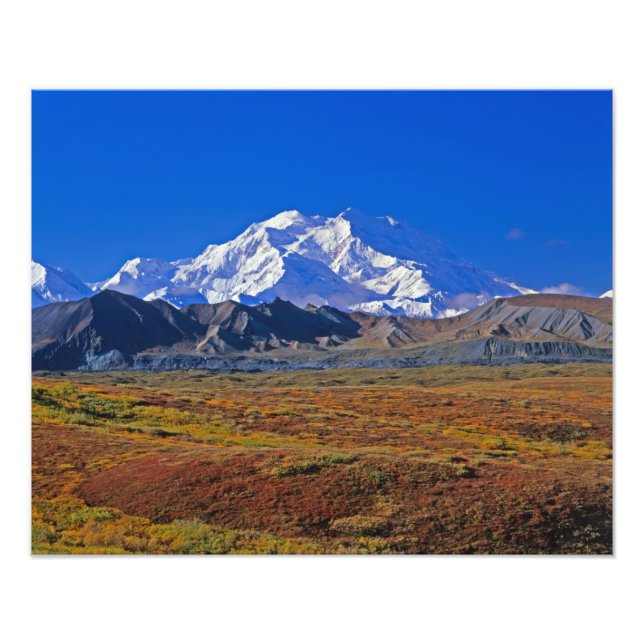 Foto Parque Nacional Denali Monte McKinley, Alaska. (Frente)