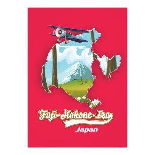 Foto parque nacional fuji hakone izu, mapa de japón