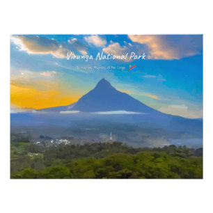 Foto Parque Nacional Virunga, RD Congo - Volcán