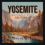 Foto Parque nacional Yosemite, California Vintage, años<br><div class="desc">Souvenirs de época del Parque Nacional Yosemite de California. ¿Está orgulloso de visitar el Parque Nacional Yosemite de California? ¡Muéstrales a tus amigos cuánto amas el Parque Nacional Mammoth Cave y apoyas el estilo de vida al aire libre con este impresionante diseño llamativo! ¡No hay mejor manera en la tierra!...</div>