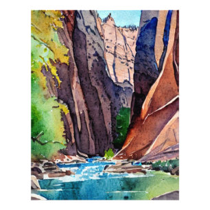 Foto Parque nacional Zion Utah Las estrechas por color 