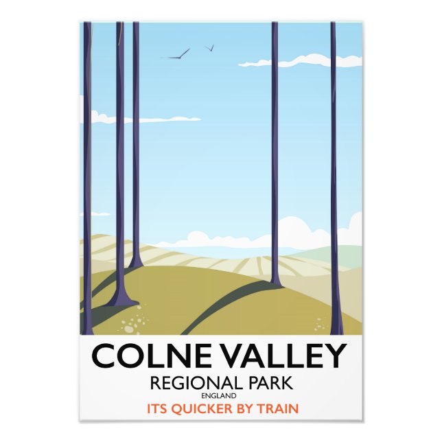 Foto Parque regional del Valle de Colne poster ferrovia (Frente)