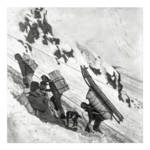 Foto Pase Chilkoot - Fiebre del Oro Yukón 1898
