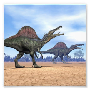 Foto Paseo de los dinosaurios de Spinosaurus - 3D
