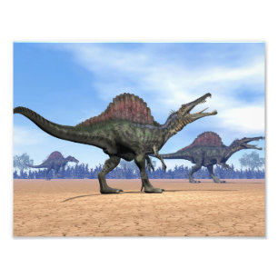 Foto Paseo de los dinosaurios de Spinosaurus - 3D