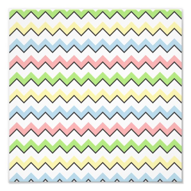 Foto Pastel Chevron-Drop Shadow por Shirley Taylor (Frente)