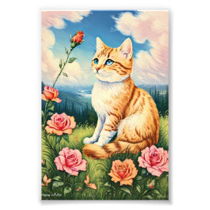 Foto Patas y Petunias: Un refugio floral para gatos