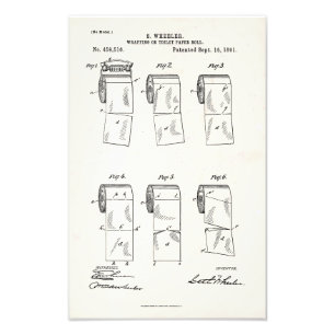 Foto Patente estadounidense para papel higiénico