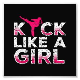 Foto Pateo Como Un Chica Karate Kickboxing