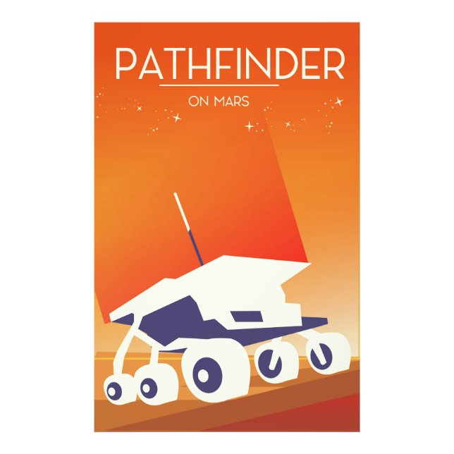 Foto Pathfinder en Arte Espacial de Marte (Frente)