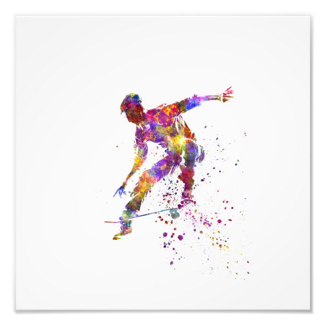 Foto patinador acuático (Frente)