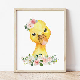 Foto Pato, Animales Agrícolas, Flores Rosa, Guardería C