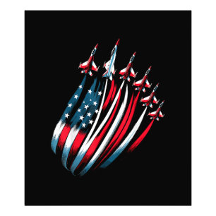 Foto Patriotic USA Flag Fighter Jets Boys 4 de julio