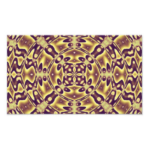 Foto Patrón abstracto de oro púrpura marroquí de lujo