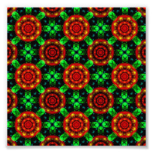 Foto Patrón abstracto elegante boho moderno floral #504