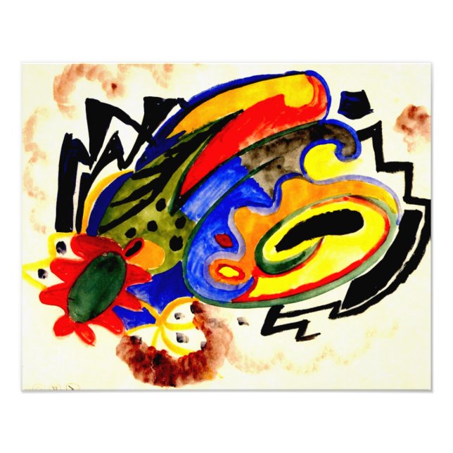 Foto Patrón abstracto I de August Macke (Frente)