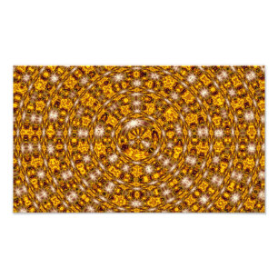 Foto Patrón abstracto rojo dorado boho marroquí