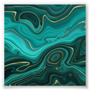 Foto Patrón abstracto turquesa glamour de lujo