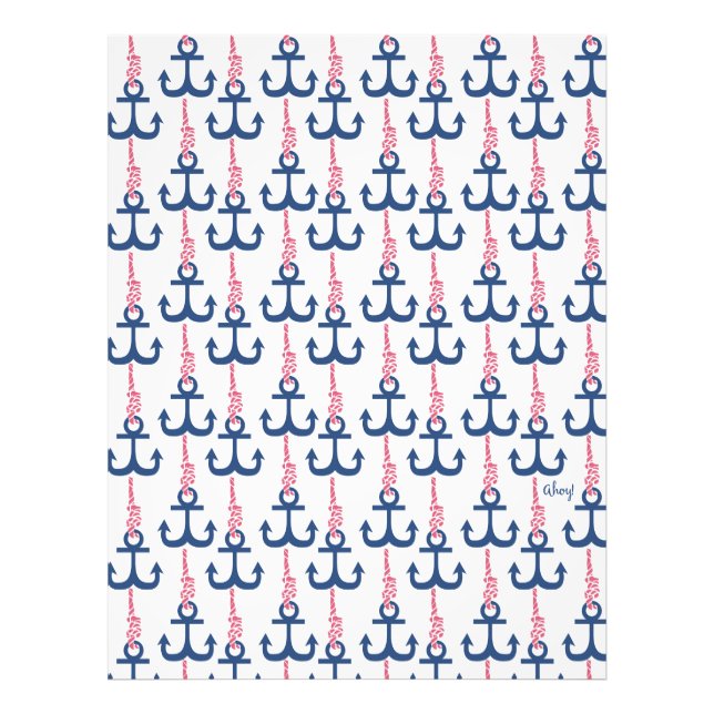 Foto Patrón de anclaje de época. (Frente)