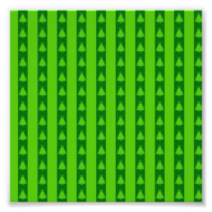 Foto Patrón de árbol de navidad con rayas verdes