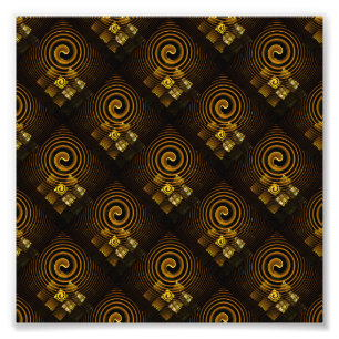 Foto Patrón de arte abstracto boho elegante moderno dor