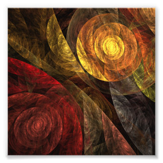 Foto Patrón de Arte Abstracto Floral Moderno de Flor So