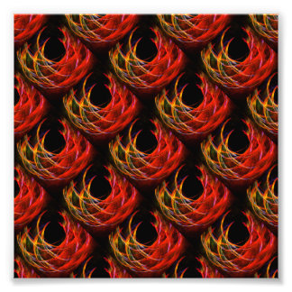 Foto Patrón de Arte Abstracto Moderno Boho Elegante Lin