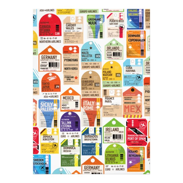 Foto Patrón de billetes de viaje de época. (Frente)