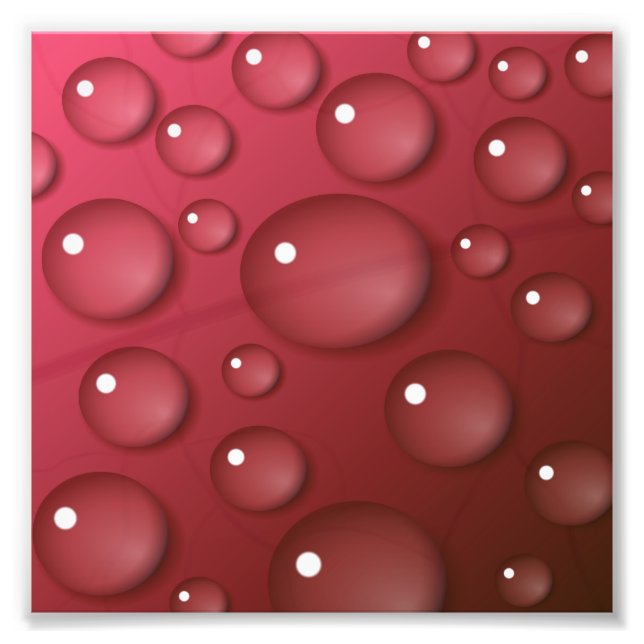 Foto Patrón de caída de agua roja (Frente)