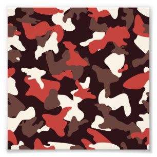 Foto Patrón de camuflaje de camuflaje rojo del ejército