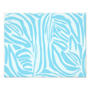 Foto Patrón de cebra azul