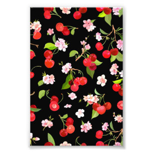 Foto Patrón de cerezas 2