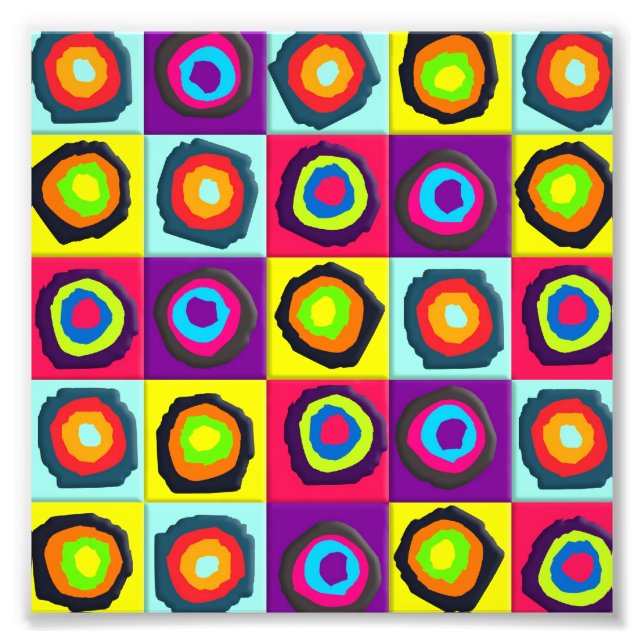 Foto patrón de círculos (Frente)