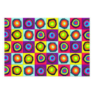 Foto Patrón de círculos abstractos modernos