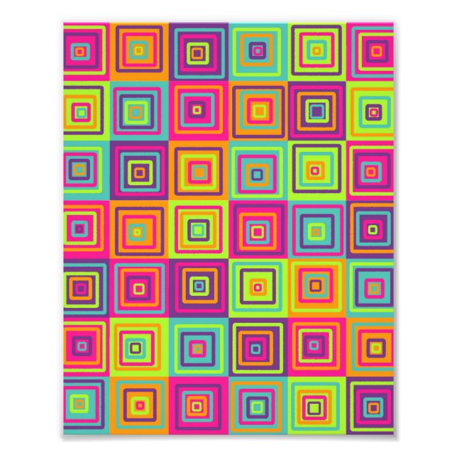 Foto Patrón de cuadrados (Frente)