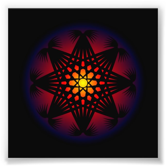 Foto Patrón de cuadrícula de ejecución circular (Frente)