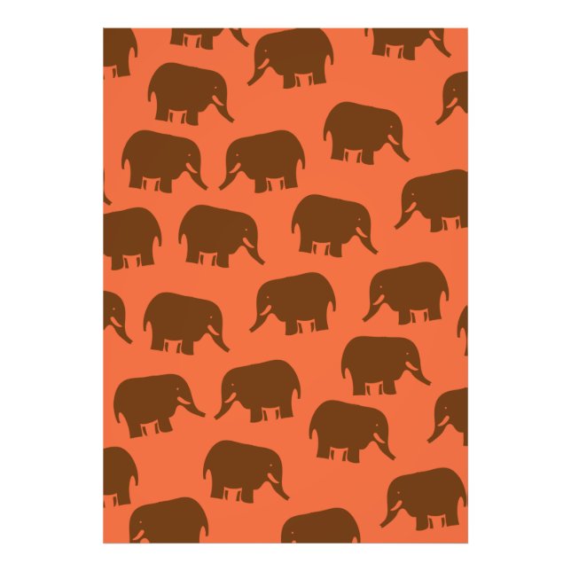 Foto Patrón de elefante indio (Frente)