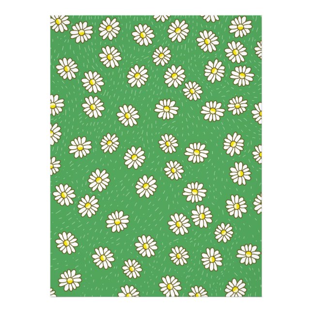 Foto patrón de flor de margarita (Frente)