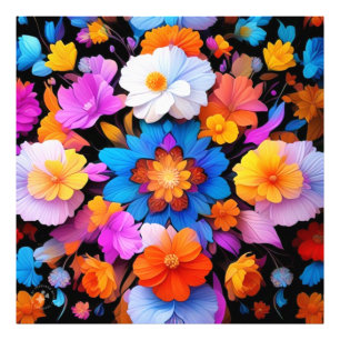 Foto Patrón de flores multicolores-68577