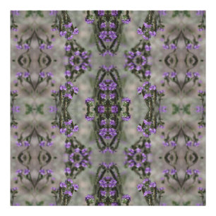 Foto Patrón de flores silvestres de salina púrpura