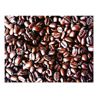 Foto Patrón de judías de café - Roast oscuro