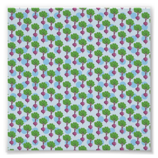 Foto Patrón de la planta de remolacha (Frente)