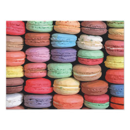 Foto Patrón de Macaron francés colorido