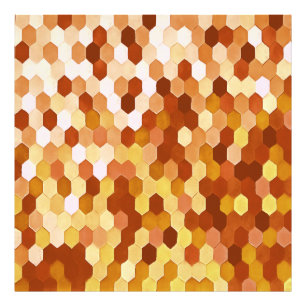 Foto Patrón de panal en hidromiel especiado y colores d