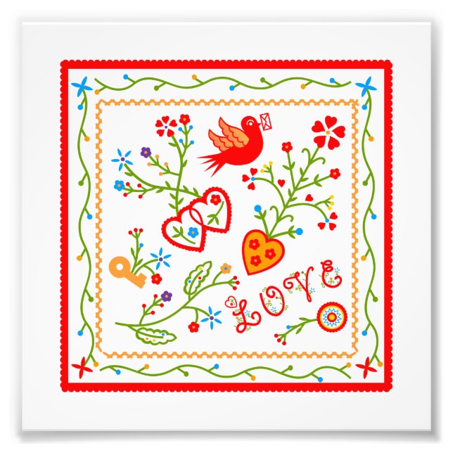 Foto Patrón de pañuelos para los amantes del folclore p (Frente)