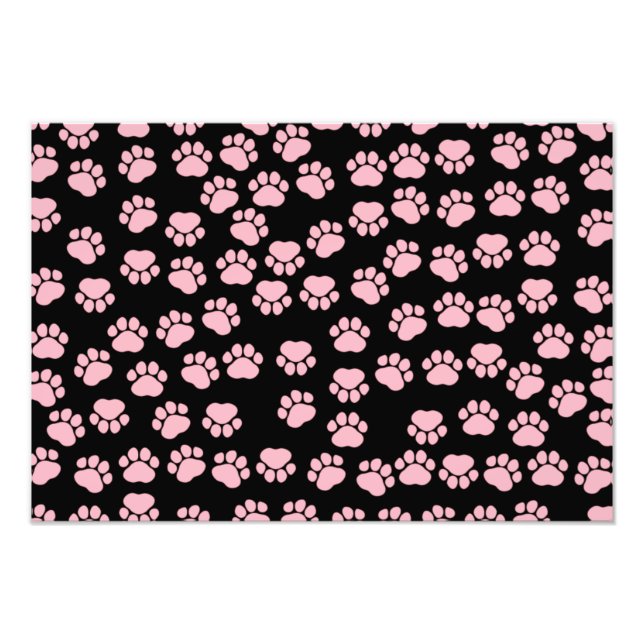 Foto Patrón De Pasta, Pasta Rosa, Pasta De Perro, Patas (Frente)