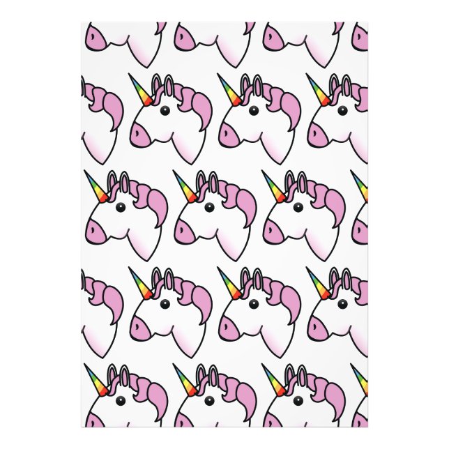 Foto Patrón de unicornio lindo (Frente)