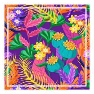 Foto Patrón Floral Exótico Colorido-23148